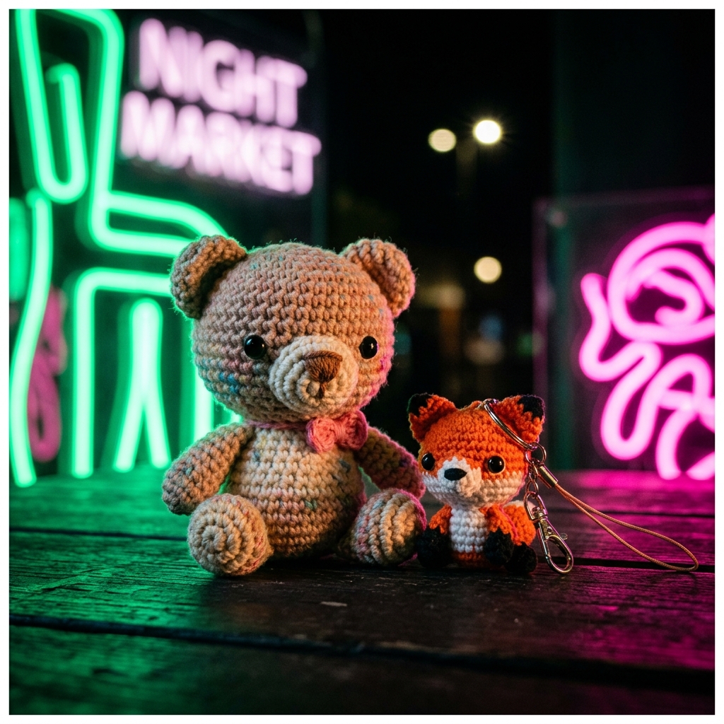 Amigurumi y 2 llaveritos sorpresas de crochet de Migumis by Stefy